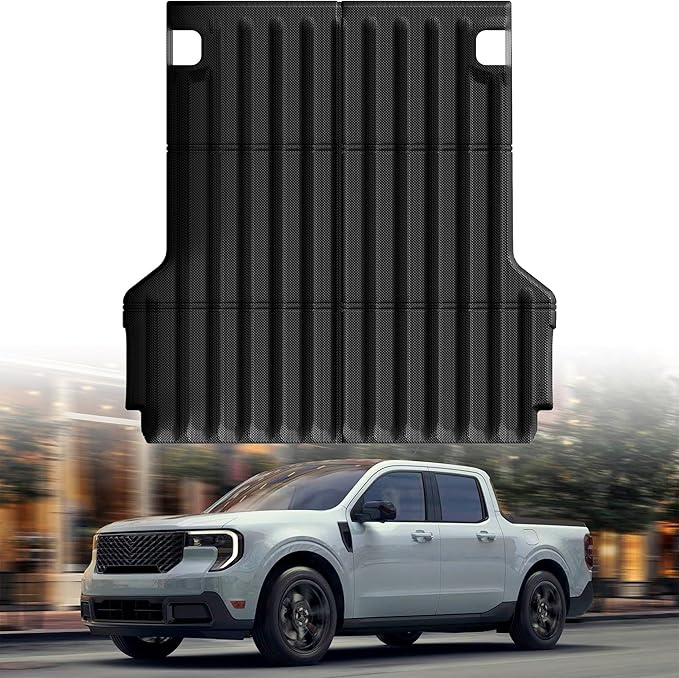 Truck Bed Mat Bed Liner Fit for 2022 2023 2024 2025 Ford Maverick Hybrid & Gas by AUTOBULL