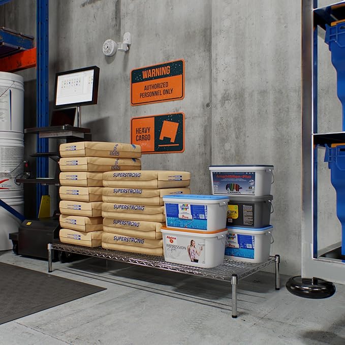 24" Deep x 60" Wide x 8" Height Wire Shelving Kit | 1-Tier | NSF Commercial - Image 2