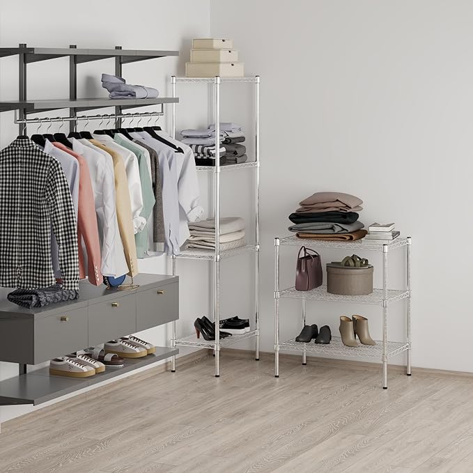 18" Deep x 30" Wide x 34" Height Wire Shelving Kit | 3-Tier | NSF Commercial - Image 7
