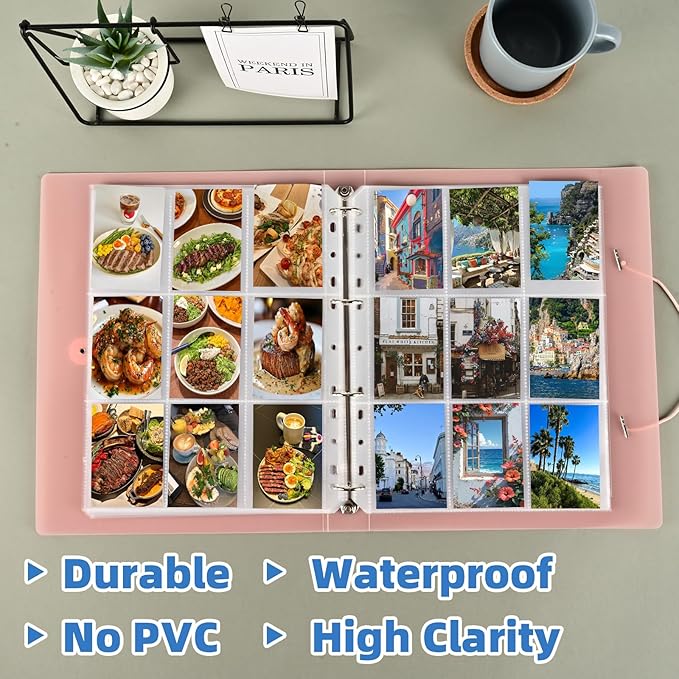 9 Pocket Card Sleeves, Holds 900 Cards, Trading Card Binder Sleeves, 3 Ring 9 - Image 9