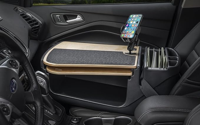 AutoExec GripMaster Car Desk for Your Vehicle Workstation and Mobile Office - Image 2