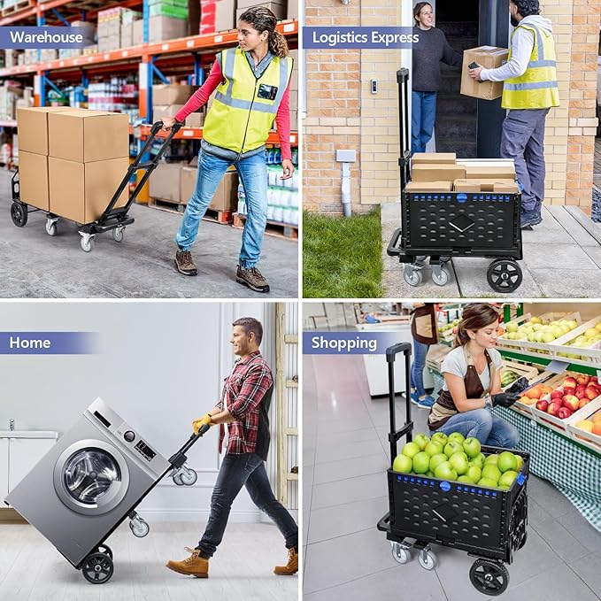 KEDSUM 4-in-1 Convertible Hand Truck Dolly - Image 7