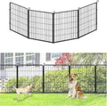 Decorative Metal Garden Fence Add-on Fence Panels, 32in x 10.4Ft No Dig Fence 4 by Jhsomdr
