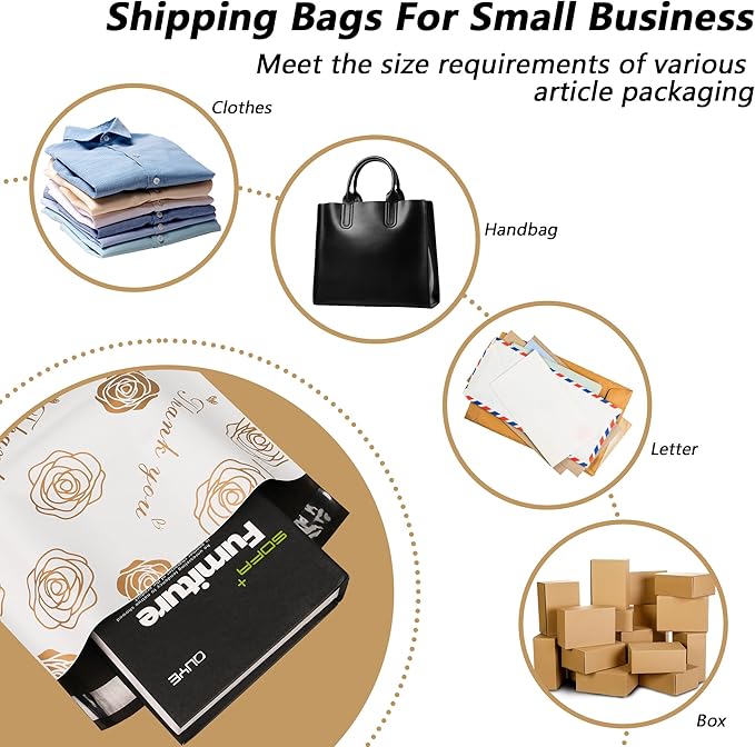 Thank You Poly Mailers 12x15.5 Inch 50 Pcs - Image 7