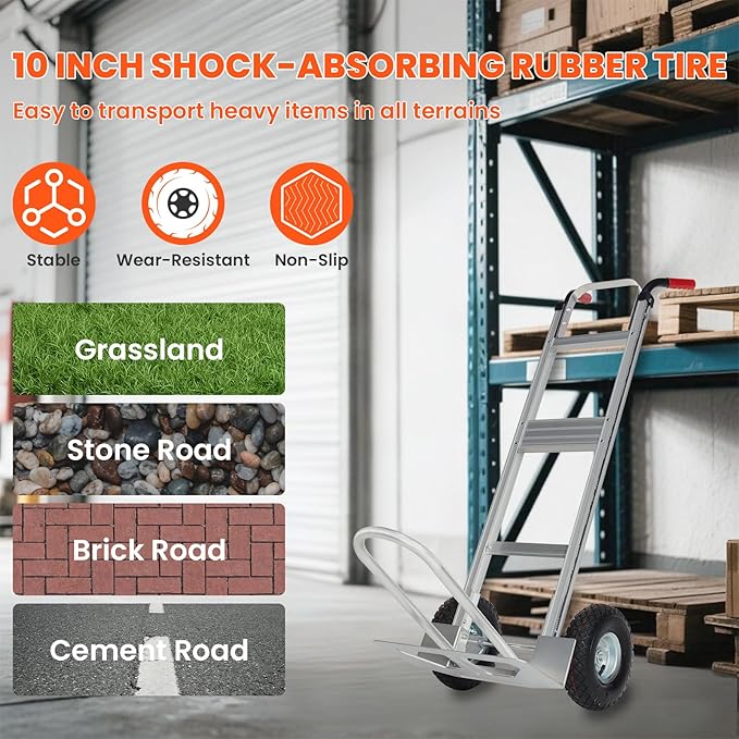 Aluminum Hand Truck Dolly Cart - Image 5