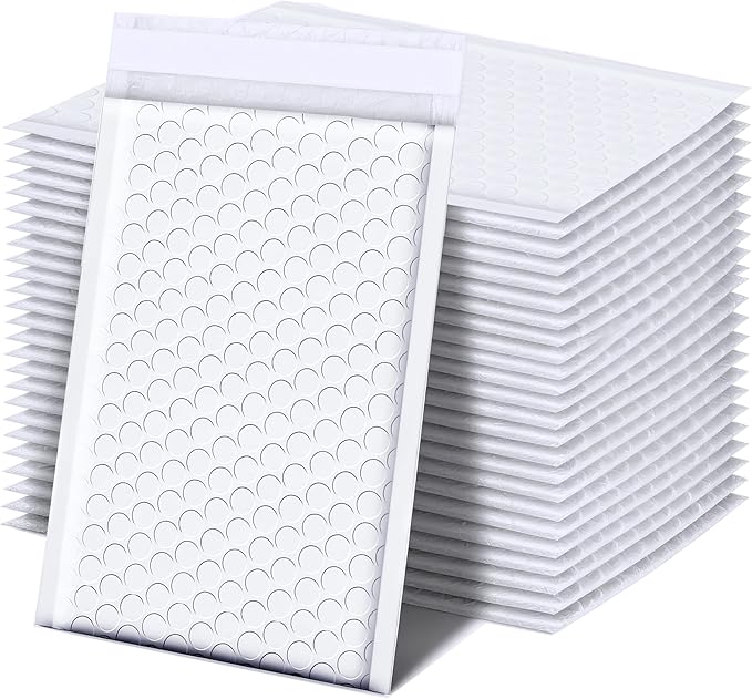 Bubble Mailers 10.5x15 Inch 100PCS, Self Seal Waterproof Padded Envelopes by YOOKIA