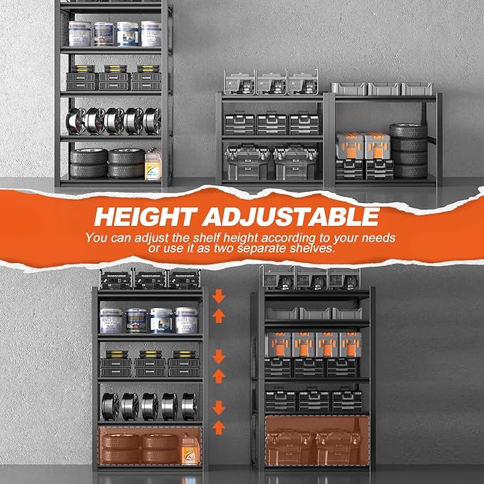 Metal Garage Shelving Unit - Image 5