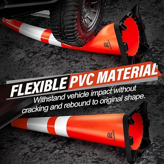 RoadHero 5 Pack 36 Inch Large Traffic Cones - Image 2
