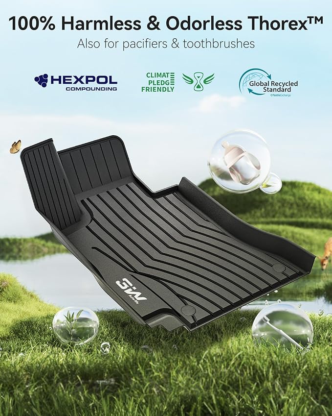3W Floor Mats for Benz E-Class 2017-2023 Sedan & Wagon Only, E300/E350/E400/E43 - Image 6