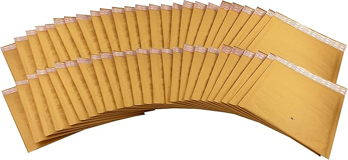 Amazon Basics - Kraft Bubble Mailer, 10.5" x 16" - Image 2