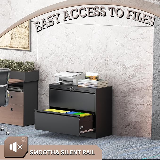 2 Drawer Lateral File Cabinet - Image 6