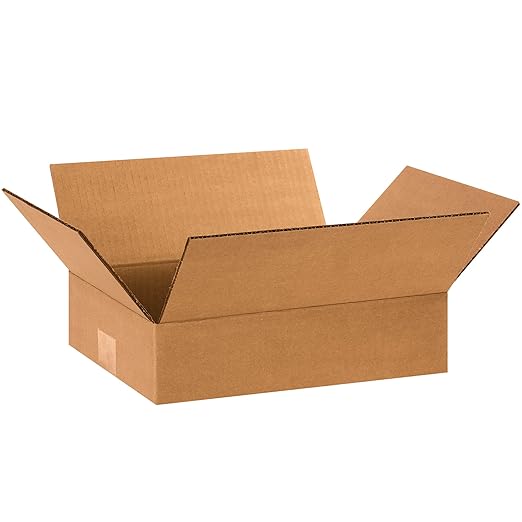 Tape Logic Shipping Boxes Flat 12"L x 9"W x 3"H, Moving and Storage by TapeLogic