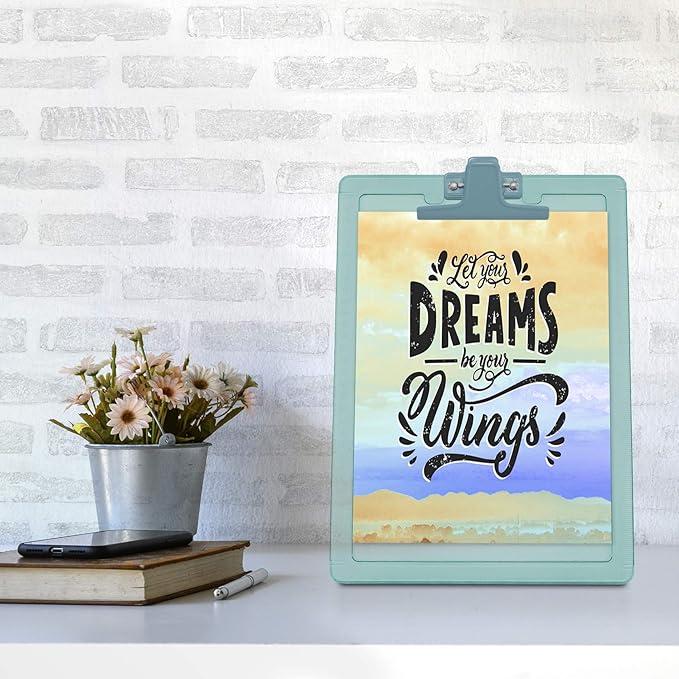 Acrimet Clipboard Letter Size A4 Premium Metal Clip - Image 5