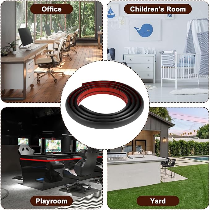 16.4 FT Floor Cord Cover, Self Adhesive Cord Hider, Hide Electric Wire on Carpet - Image 7