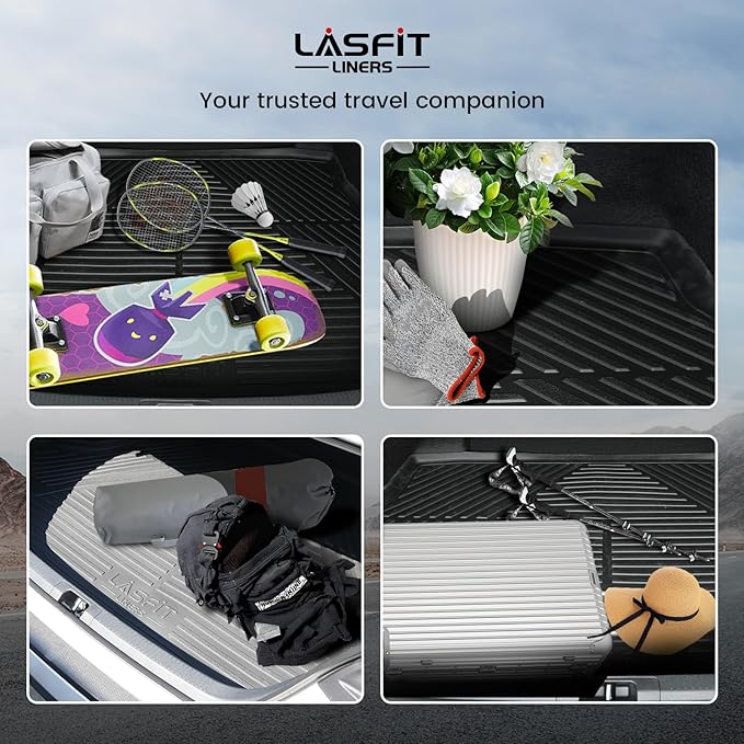 LASFIT Cargo Mat for Audi Q5/SQ5 2018-2025, Custom Fit All-Weather TPE Rubber - Image 9