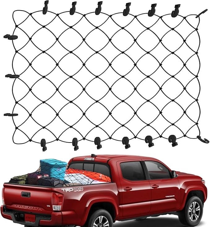 Cargo Net for Toyota Tacoma Short Bed by TacoNets