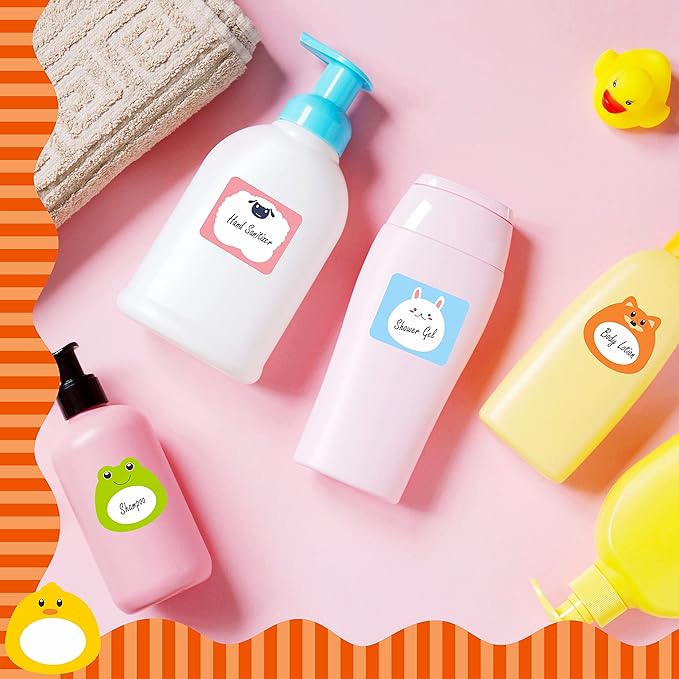 208 PCS Baby Food Labels, 26 Adorable Designs Removable Food Name Stickers - Image 7