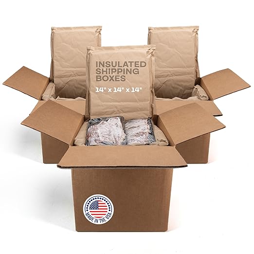 Insulated Thermal Shipping Boxes 14"x14"x14", Absorb Condensation – Ideal by IDLPackaging
