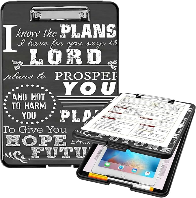 A4 Clipboards, Heavy Duty Waterproof Nursing Plastic Folder Clipboard by Unknown