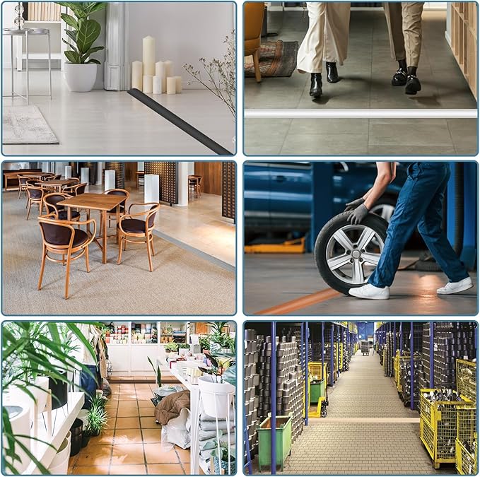 Floor Cord Covers for Wires 12FT Cable Hider Wire Cover Self Adhesive Cord - Image 7