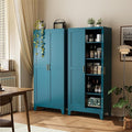 COFaR 71" Pantry Cabinet in Peacock Blue, 5-Tier Storage by COFAR