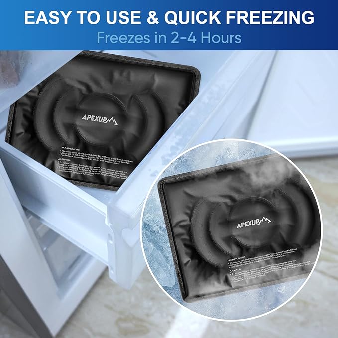APEXUP Gel Ice Packs for Injuries Reusable, Flexible Double Sided Cold Packs - Image 3
