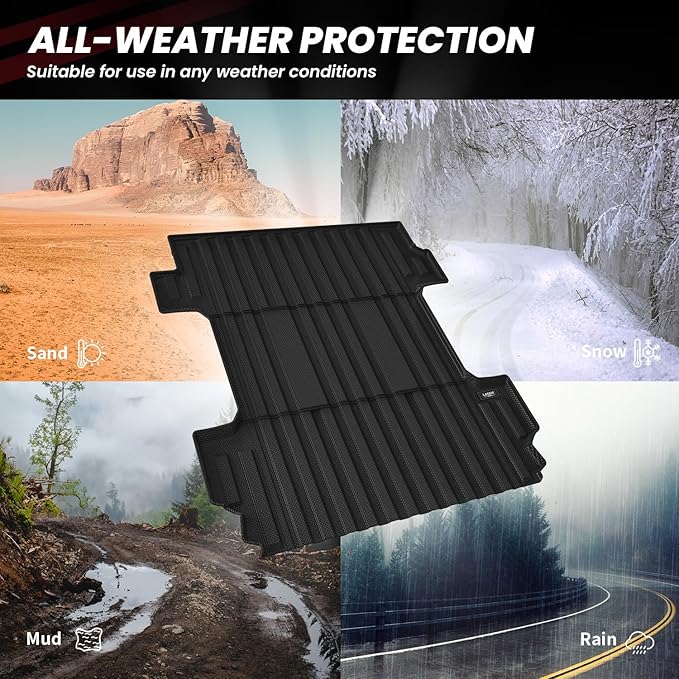 LASFIT Truck Bed Mat 2020-2026 for Chevrolet Silverado/GMC Sierra 2500HD 3500HD - Image 7