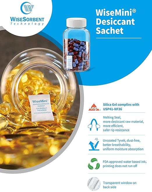 0.5 Gram 11000 Pack Silica Gel Packs, Dessicant Packets, Moisture Absorbers - Image 6