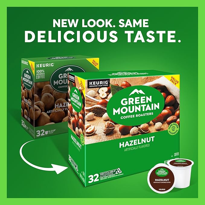 Green Mountain Coffee Roasters Hazelnut Keurig Single-Serve K-Cup Pods - Image 2