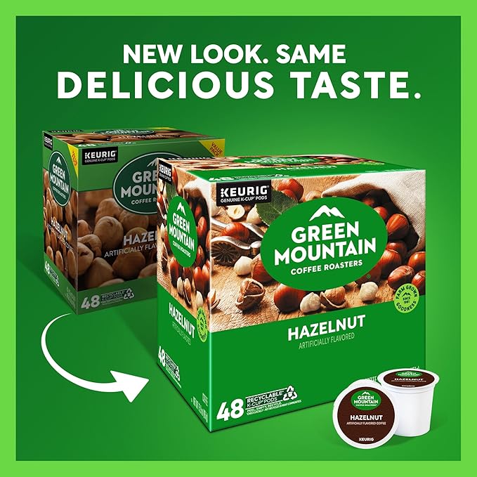 Green Mountain Coffee Roasters Hazelnut Coffee, Keurig Single Serve K-Cup Pods - Image 2