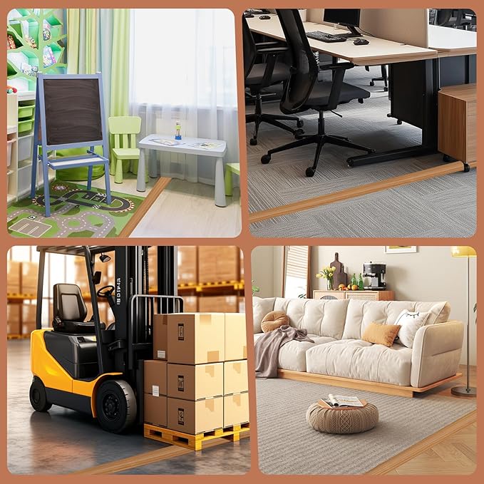Floor Cord Cover for Wires on Floor Self Adhesive Cord Hider Floor Cable - Image 6