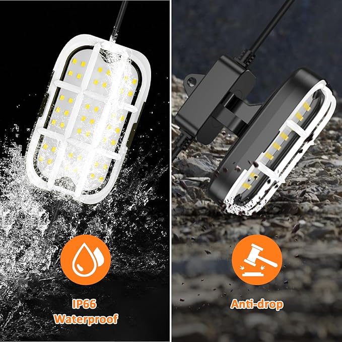 50ft LED Construction String Lights, Super Bright 7500lm 75w Adjuest 90&180 - Image 4