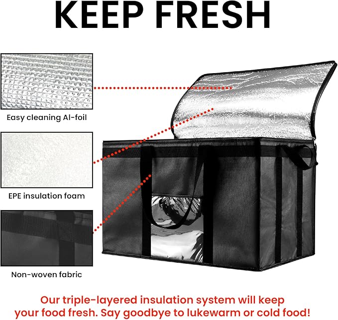 3XL Insulated Cooler Bag and Food Warmer - Image 3