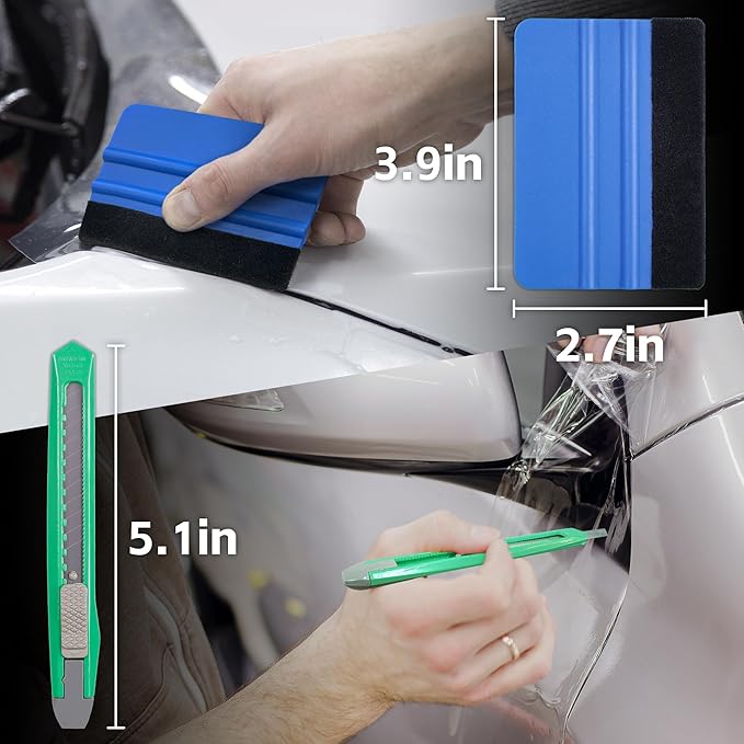 Lypumso Clear Vinyl Wrap Tape, Car Door Edge Guard Door Sill Protector - Image 7