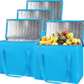 Bodaon 4-Pack Insulated Reusable Grocery Shopping Bag, X-Large Frozen Food Cold by Bodaon