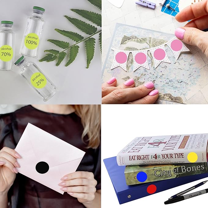 Royal Green Color-Coding Label Roll 25mm Royal Blue Stickers 1 Inch - Image 4