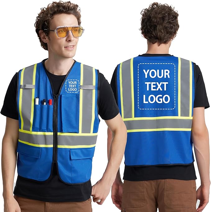 A-KSAFETY Custom High Visibility Reflective Safety Vest by Unknown