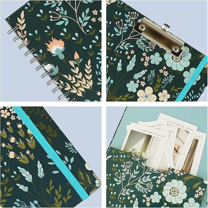 Clipboard Folio Spiral Folder Board, 5 Extra Folders - Image 4
