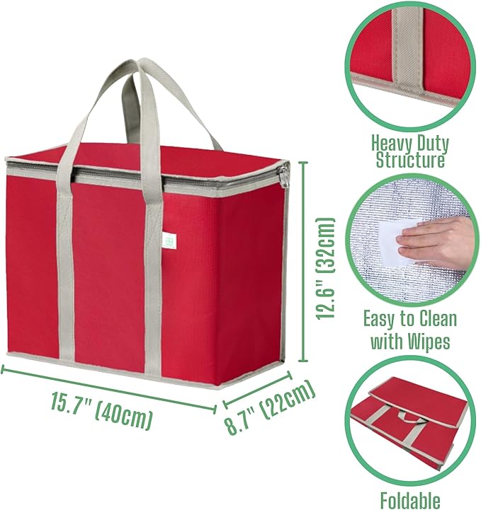 VENO 3 Pack Cooler Bag and Insulated Grocery Bags - Image 2