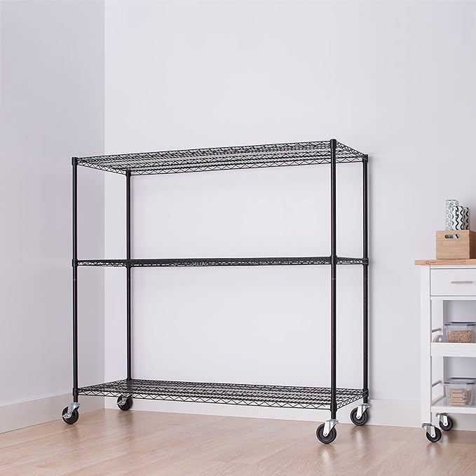 Trinity Basics 3-Tier Adjustable Wire Shelving - Image 8