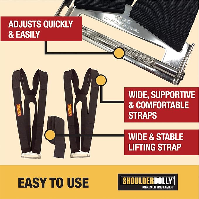 Shoulder Dolly Moving Straps - Image 3