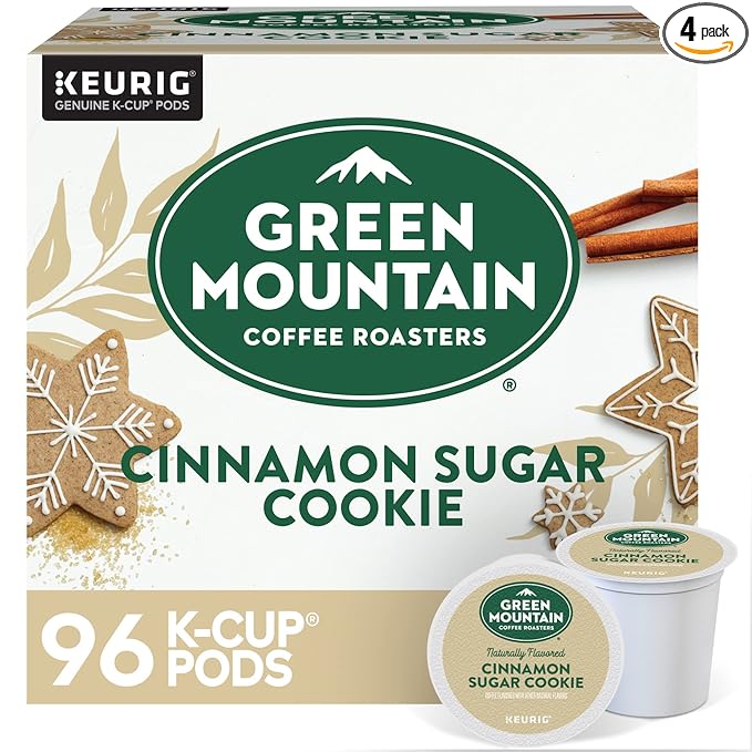 Green Mountain Coffee Roasters Cinnamon Sugar Cookie Keurig Single-Serve K-Cup by GreenMountainCoffeeRoasters