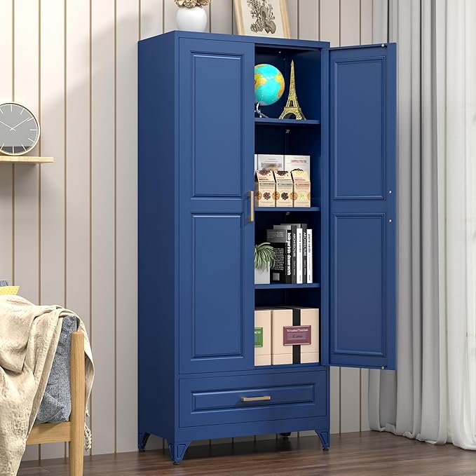 Metal Storage Cabinet, Large Cupboard - Image 9