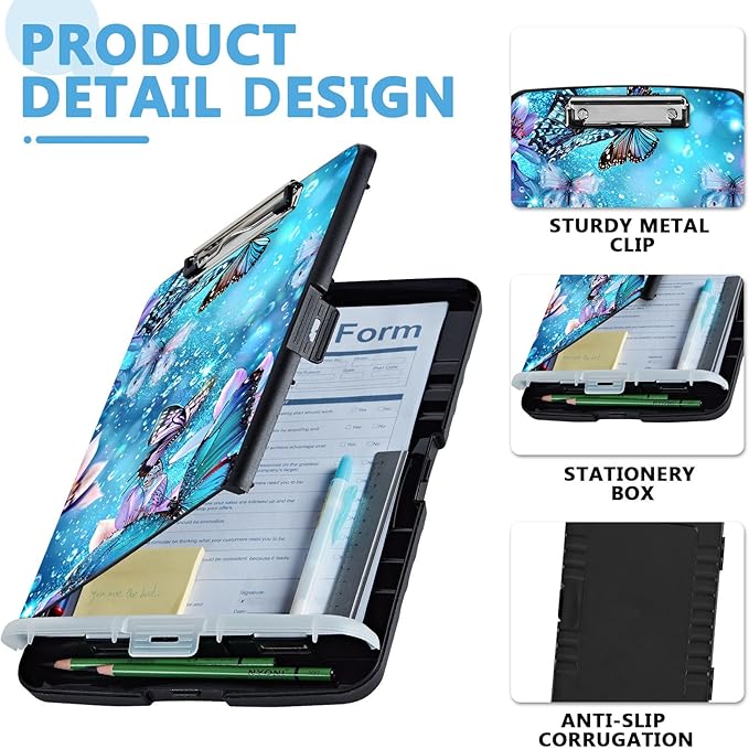 Pattern Design Clipboard with Storage - Image 2