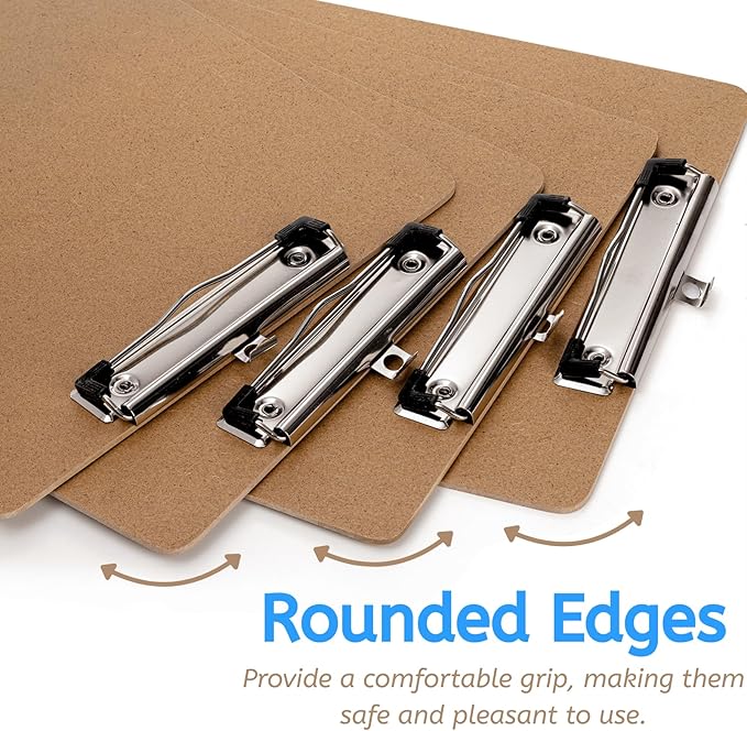 YOUEON 20 Pack Hardboard Office Clipboards, 9 x 12.5 Inch Letter Size Clipboard - Image 4