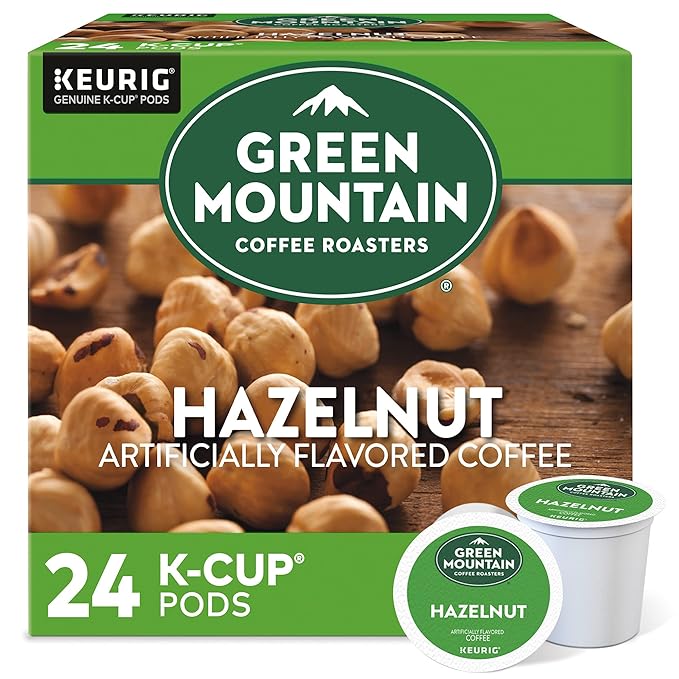 Green Mountain Coffee Roasters Hazelnut, Single-Serve Keurig K-Cup Pods by GreenMountainCoffeeRoasters