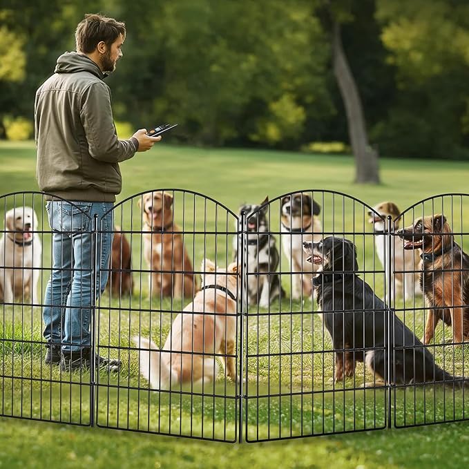 No Dig Dog Fence Outdoor for Yard: Heavy Duty Garden Fence Animal Barrier 10 - Image 7