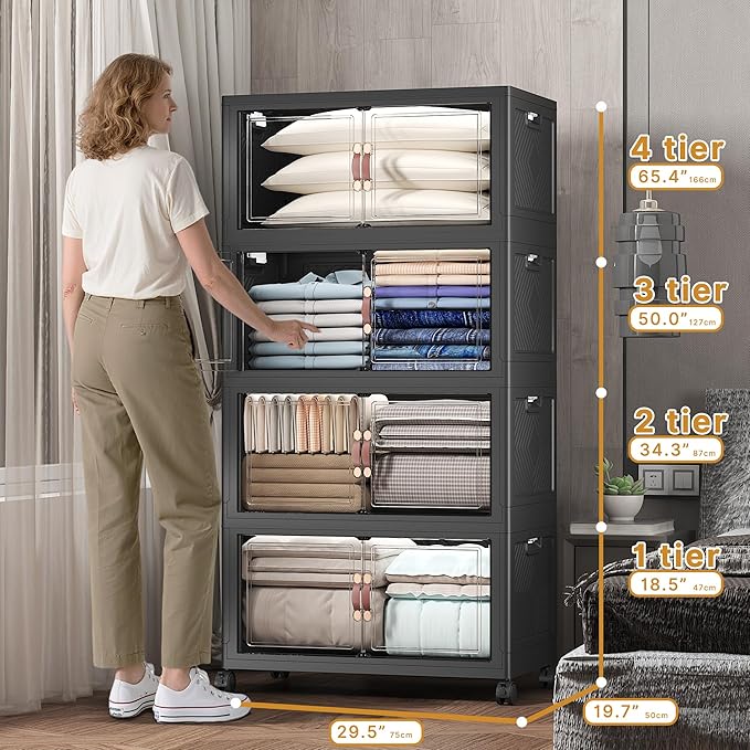 640Qt Stackable Storage Bins - Image 2
