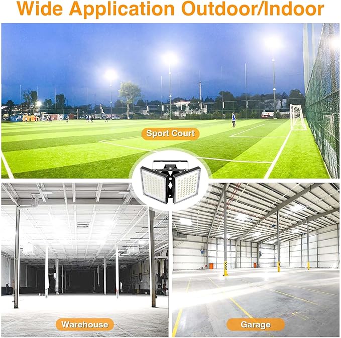 2025 Elite New Upgraded LED Flood Light Outdoor 200W 30000lm Stadium Flood - Image 5