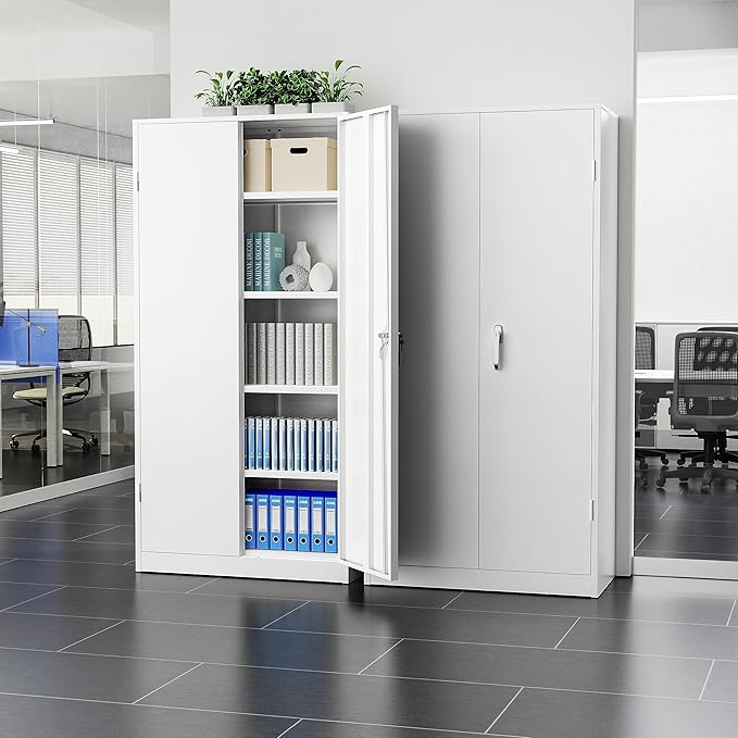 Greenvelly Metal Garage Storage Cabinet - Image 2